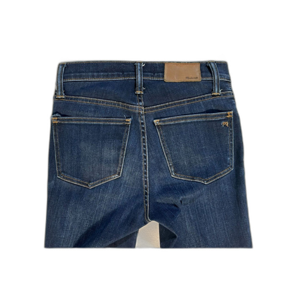 Madewell 9" Hi Rise Skinny Jeans Dark Wash 23 000 EUC Preppy Chic Basic - Picture 3 of 7